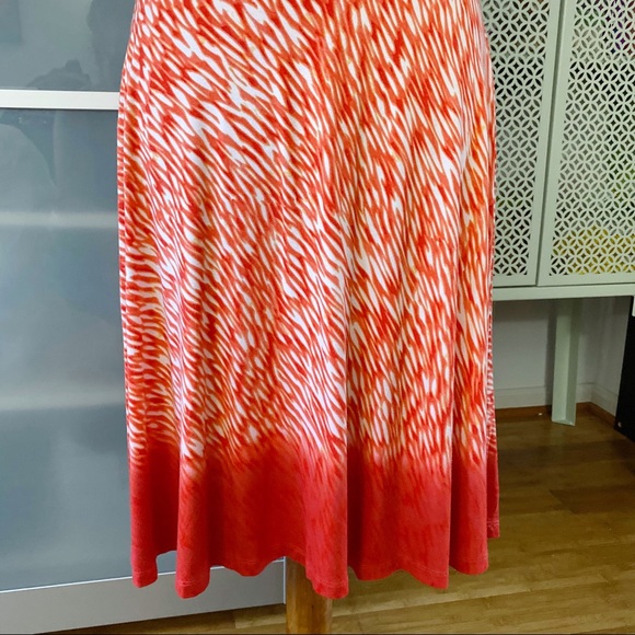 Athleta Dreamin Dress - Starfish Orange Reef Print - Picture 4 of 8